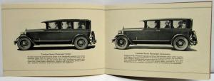 1926 Peerless 90 Degree V Type Eight Model 69 Sales Brochure Original