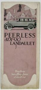 1927 Peerless six 90 Landaulet Sales Folder Original