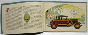 1928 Peerless Six 91 Cabriolet Victoria Sedan Metropolitan Sales Brochure
