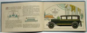 1928 Peerless Six 91 Cabriolet Victoria Sedan Metropolitan Sales Brochure