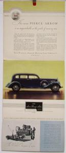 1935 Pierce Arrow Custom Models 1255 845 1245 Sales Folder Original