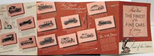 1936 Pierce Arrow Roadster Limo Metropolitan & History of 36 Yrs Sales Folder