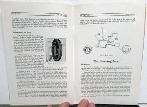 1930-1931 Peerless Master Eight Owners Manual Care and Operation