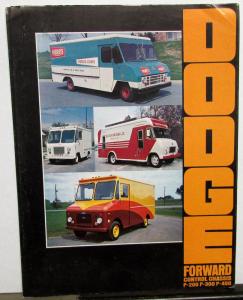 1970 Dodge Truck Delivery Fwd Control P 200 300 400 Sales Folder Original