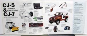 1976 Jeep CJ5 Cherokee Wagoneer Pickup CJ7 Trailer Towing Guide Brochure