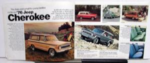 1976 Jeep CJ5 Cherokee Wagoneer Pickup CJ7 Trailer Towing Guide Brochure