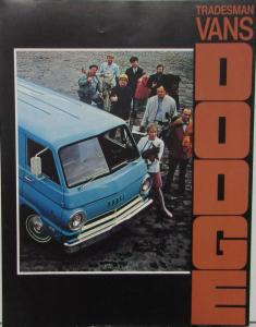 1970 Dodge Tradesman Van Sales Folder Original