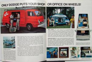 1970 Dodge Tradesman Van Sales Folder Original