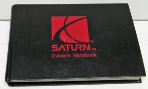 1996 Saturn Owners Manual Care & Operation Handbook Original Hardcover