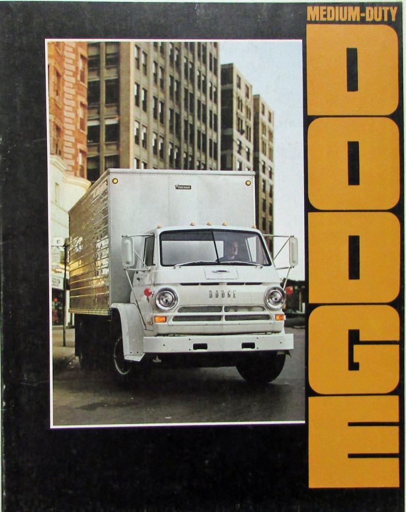 1970 Dodge Medium Duty Truck Conv Tilt & Low Cab Fwd Sales Brochure Original
