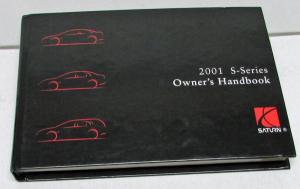 2001 Saturn S-Series Owners Manual Care & Operation Handbook Original Hardcover