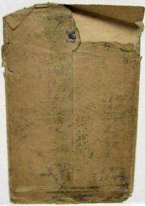 1922-1924 REO Oiling Diagram with Envelope