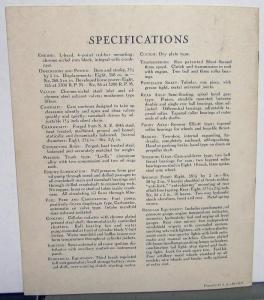 1931 REO Flying Clouds Eight & Six Victoria Sedan Coupe Sales Brochure Original