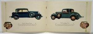 1931 REO Flying Cloud Six Sedan Victoria Coupe Prestige Sales Brochure Original