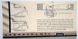 1932 REO Flying Cloud 8 Models 25 31 35 52 Aerodynamic Sale Brochure Folder Orig