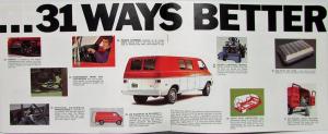 1971 Dodge Tradesman Van B 100 200 300 Strong Box Color Sales Brochure Original