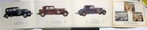 1931 REO Royale Eight Sedan Victoria Coupe Color Sales Folder Brochure Original