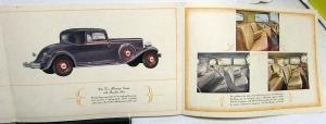 1931 REO Royale Eight Sedan Victoria Coupe Color Sales Folder Brochure Original