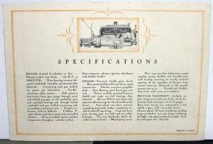 1931 REO Royale Eight Sedan Victoria Coupe Color Sales Folder Brochure Original