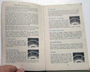 1954 Lincoln Owners Manual Care & Operations Maintenance Original