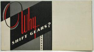 1933 Reo Self Shifter Promotional Folder