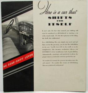 1933 Reo Self Shifter Promotional Folder