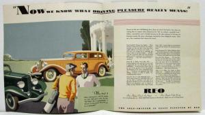 1933 Reo Self Shifter Promotional Folder