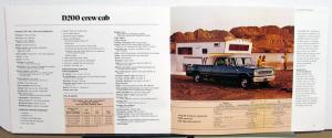 1972 Dodge Truck RV Wagon Van Discover American Color Sales Brochure Original