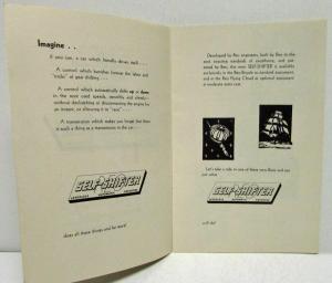 1934 REO Self Shifter Sales Brochure for Salesmen CONFIDENTIAL