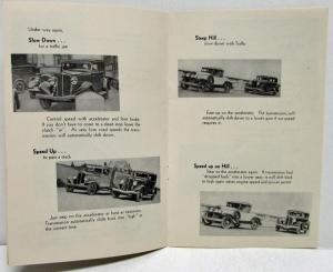 1934 REO Self Shifter Sales Brochure for Salesmen CONFIDENTIAL
