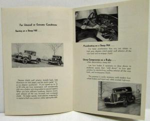 1934 REO Self Shifter Sales Brochure for Salesmen CONFIDENTIAL