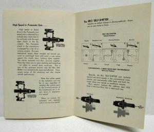 1934 REO Self Shifter Sales Brochure for Salesmen CONFIDENTIAL