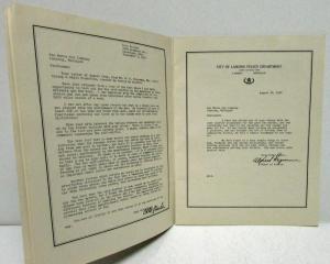 1934 REO Self Shifter Promotional Sales Brochure PROOF Testimonials Original