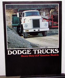 1973 Dodge Heavy Duty LCF Gas Model Trucks C & CT 800 Sales Folder Original