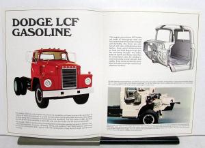 1973 Dodge Heavy Duty LCF Gas Model Trucks C & CT 800 Sales Folder Original