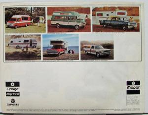 1973 Dodge Trucks Full Line Color Sales Folder Original