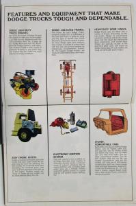 1973 Dodge Trucks Full Line Color Sales Folder Original