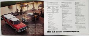 1973 Dodge Camper Full Line Color Sales Brochure Original