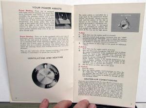 1958 Lincoln Owners Manual Care & Operation Original Nice Second Printing