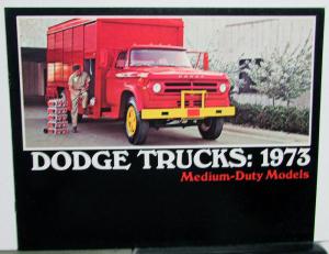 1973 Dodge Truck Medium Duty Models Color Sales Brochure Original