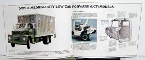 1973 Dodge Truck Medium Duty Models Color Sales Brochure Original