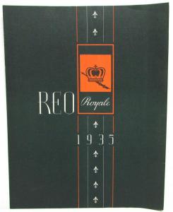 1935 REO Royale Sales Brochure FOLDER Original