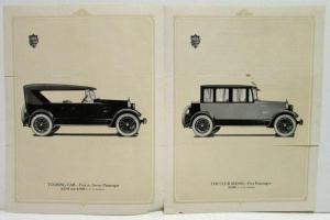 1923 R&V Knight Model H Letter Sales Brochure Boston Auto Show Original