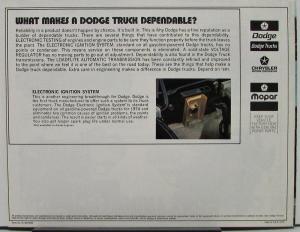 1974 Dodge Truck Full Line Color Sales Folder Original