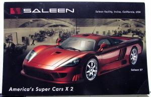 2005 2006 2007 Saleen S7 & Ford GT Super Cars Promo Card