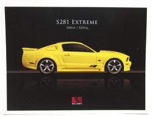 2007 Saleen S281 Extreme Mustang 550HP 525TQ Features Specs Sales Folder Orig