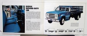 1974 Dodge Medium Duty Trucks D500 D600 D800 W600 Color Sales Brochure Original