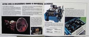 1974 Dodge Medium Duty Trucks D500 D600 D800 W600 Color Sales Brochure Original