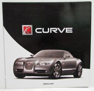 2005 Saturn Curve Concept Vehicle Sales Brochure POSTER Original