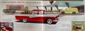 1957 Ford Trucks Courier Ranchero Pickup Parcel Delivery Full Line Sale Brochure